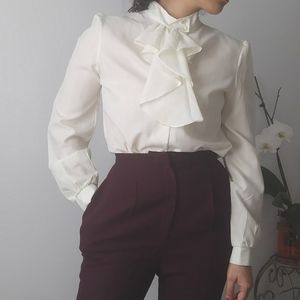 Vintage pirate ruffle button up